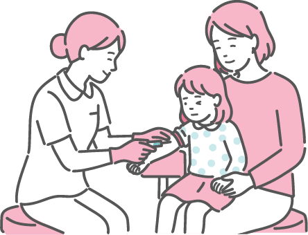 通常の採血イラスト